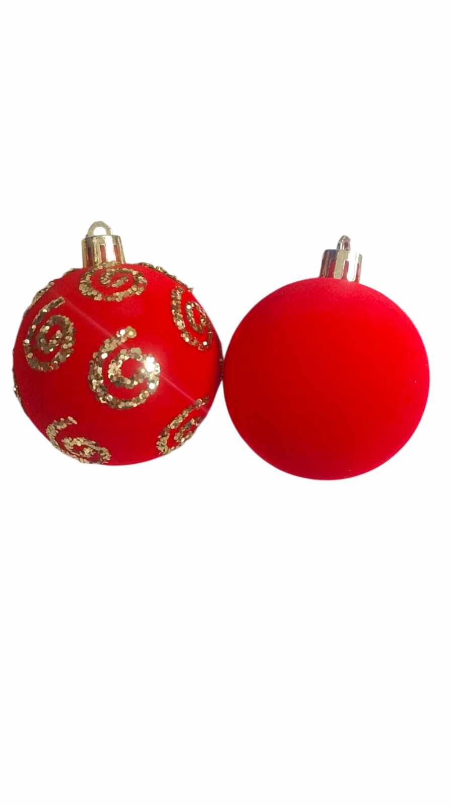BOLA 6CM VELUDO VM DEC. 5P�S